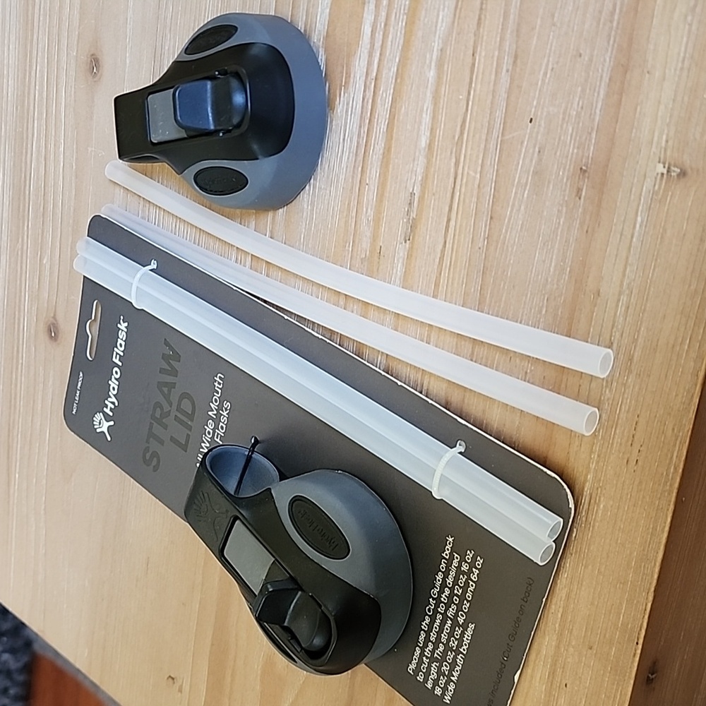 2 Hydro Flask Straw Lid sets Brand New Wide Mouth